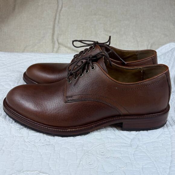 Trask Men Brown 8 Landry Bison Leather Lace Up Oxford Shoes NWOT Comfort Classic main image 7